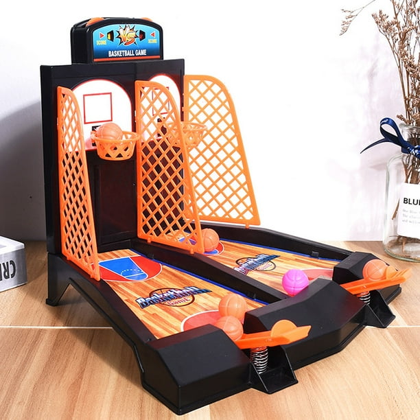 Cergrey Jeu de tir de basket-ball, Jeu de basket-ball de tir de table en  plastique pour enfants Parent-enfants Jouet de bureau interactif  Décompression Cadeau relaxant, Basket-ball de tir de bureau 