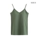 thumbnail image 5 of Minnieouse Chaleco Camiseta sin mangas Correa ajustable Camisones amigables con la piel Flaco Sexy Push-Up Ropa Tops Buena elasticidad Blanco S Prendas para la parte del cuerpo Verde NO7 Minnieouse AP011309-09B, 5 of 6