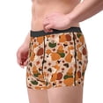 thumbnail image 2 of Fuzoiu Autumn Fox Pumpkin Lazy Print Men's Ultra Breathable Underwear,No Riding Up Boxer Briefs with ComfortFlexible Waistband-X-Large, 2 of 5