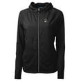 thumbnail image 2 of Women's Cutter & Buck Black Michigan State Spartans Adapt Eco Knit Hybrid Recycled Full-Zip Hoodie, 2 of 3