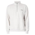 thumbnail image 5 of Calvin Klein Lounge Quarter Zip Sweatshirt, White, 5 of 6