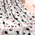 thumbnail image 3 of White Cow Dot Pattern Blanket,Comfortable Soft Flannel Throw Blanket,All Season,Warm Lightweight Blankets for Sofa Bed Couch Living Room Chair,40"x50", 3 of 4
