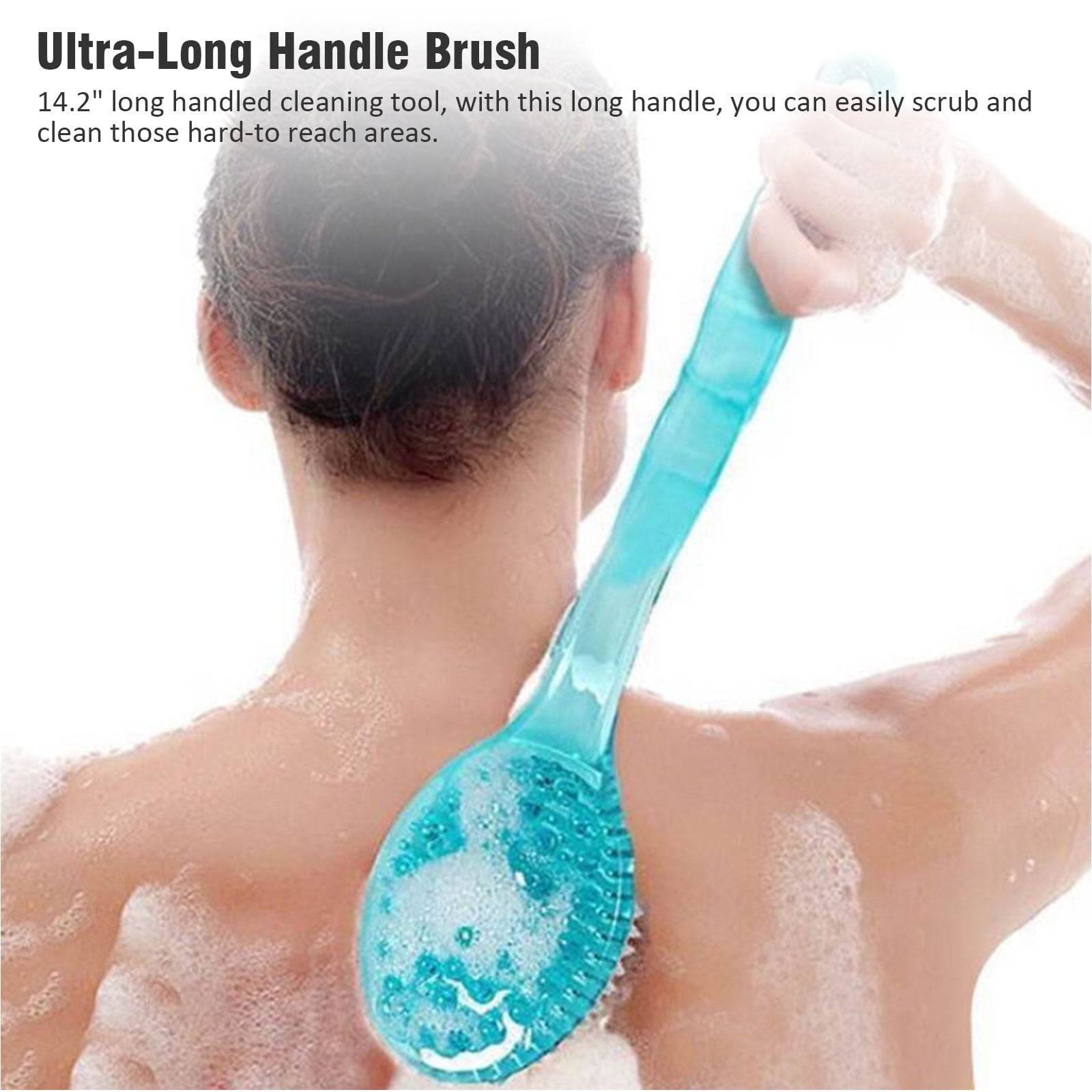 Back Scrubber Anti Slip for Shower,Back Brush Long Handle with Stiff a –  Best Trade LLC