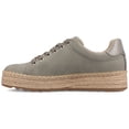 thumbnail image 3 of Journee Women's Cosima Esapdrille Round Toe Lace Up Sneakers, 3 of 10