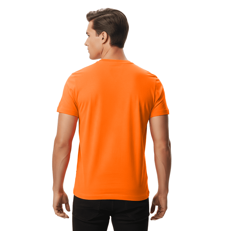 Gildan High Visibility Safety T-Shirt for Men, Hi-Vis Work Shirt