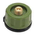 thumbnail image 1 of Adaptador convertidor de tanque de gas para válvula de cartucho de cilindro, quemador de picnic, conversión de tanque Verde, 1 of 9