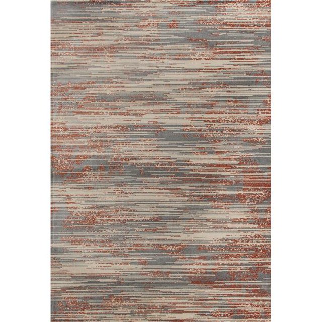 22534 Tapis d'Art 4 x 6 Pi. Collection Fernandale Tapis Tissé Gris