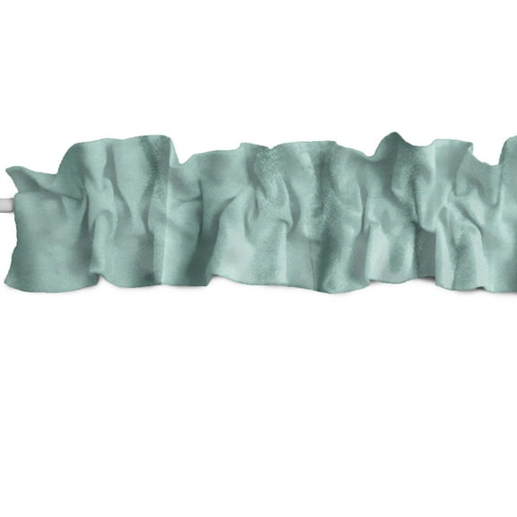 Shiny Smooth Satin Solid Curtain Sleeve Topper Window Treatment