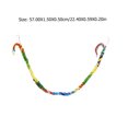 thumbnail image 3 of CIMAXIC 4pcs Hamster Adventure Toy Swing Parrot Colorful Cotton Rope Bird Climbing Toy,22.44"X0.59"X0.2", 3 of 5
