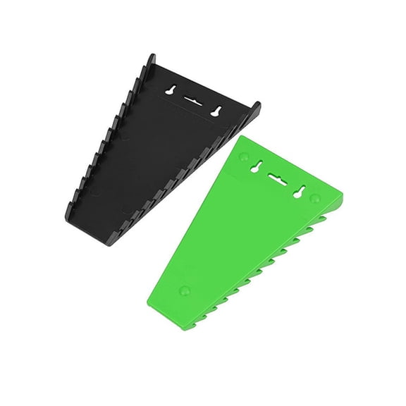 2 Pack Magnetic Adjustable Plastic Wrench Storage Rack Tool Organizer