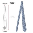 thumbnail image 3 of Xecao Blue Paisley Pattern Vintage Print Tie For Men Necktie Woven Jacquard Neck Ties,Classic Men's Tie, 3 of 7