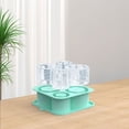 thumbnail image 2 of Precio sorpresa!Bandeja de hielo de silicona mejorada y molde, bandeja de hielo de café cilíndrica de gran tamaño para refrigerador con tapa y accesorios de vidrio, 2 of 5