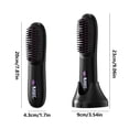 thumbnail image 5 of FSTDelivery LCD Charging Straight Hair Comb, Portable Negative Ion Styling Comb Straightener for Short Hair Bob Bangs, Gentle Non-Damaging Heating Comb with Ceramic Bristles, Rechargeable Travel, 5 of 5