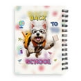 thumbnail image 2 of Back to School Cute West Highland White Terrier Spiral Bound Journal Westie Westy Dog Lover 5x7in Spiral Notebook - 13010, 2 of 5