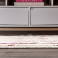 thumbnail image 6 of JONATHAN Y CONTEMPORARY POP 2 x 8 Runner Rug, Modern Abstract Brushstroke - Cream/Pink, CTP102A-28, 6 of 10