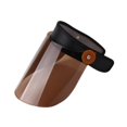 thumbnail image 3 of Máscara de soldadura Capucha para máscara de soldador, ajuste de 90 grados, equipo de protección, premium, Marrón con hebilla, 3 of 9