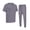 Charcoal, variant on M&M SCRUBS Men's Jogger Scrub Set – Luxe Stretch Medical Uniform, V-Neck Scrubs Top & Jogger Pants (Ceil Blue, Small)