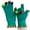 Black Green, variant on Vintage Two-finger Exposed Knitted Gloves Women Solid Color Thicken Glove Winter Warm Elastic Christmas Gift for Girl
