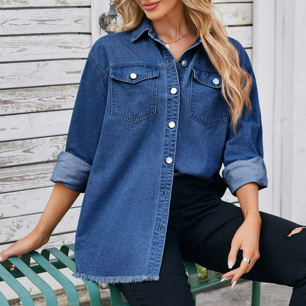 Veste en jean boyfriend deals
