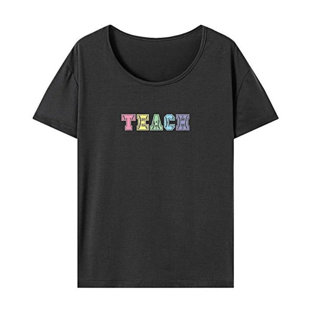 Camiseta para mujer con cuello redondo, camiseta básica para mujer para trabajo en la calle, viajes, senderismo M