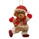 thumbnail image 1 of Adornos de Papá Noel, muñeco de nieve y muñeca para colgar en el hogar, 1 of 2