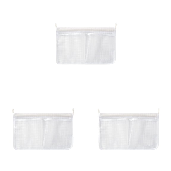 3PCS Refrigerator Door Organizer Set, Fridge Hanging Mesh Bag Net Bag PP Pocket for Multiple Items Kitchen Supplies