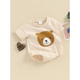 thumbnail image 6 of Baby Summer Romper Cute Bear Print Short Sleeve Newborn Jumpsuit for Toddler Boy Girls Cute Clothes, 6 of 10