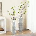 thumbnail image 5 of SHYFOY Mirror Floor Vase with Sparkling Diamond Accents Decorative Glass Vase for Home Decor, 5 of 6