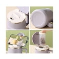 thumbnail image 4 of Taza aislante, taza de té de acero inoxidable con tapa y asa, vaso de café de oficina de 600 ml con infusor extraíble, diseño duradero de grado alimentario, 4 of 7