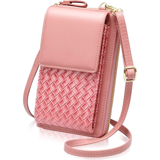 Bolso de mano para mujer, bolso de hombro de gran capacidad, bolso pequeño para mujer, bolso para teléfono móvil, bolso de hombro para mujer, compatible con iPhone 13 Pro de menos de 7,5 pulgadas