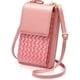 thumbnail image 1 of Bolso de mano para mujer, bolso de hombro de gran capacidad, bolso pequeño para mujer, bolso para teléfono móvil, bolso de hombro para mujer, compatible con iPhone 13 Pro de menos de 7,5 pulgadas, 1 of 5
