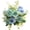 Blue, variant on Champagne Artificial Peony Rose Bouquet Lifelike No Fade Flowers for Wedding Table Centerpiece Decor, by Bradem