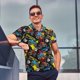 thumbnail image 4 of Fotbe Monster Car Camiseta Polo de Golf para Hombre con Estampado – Camisa Deportiva Transpirable con Cuello Abotonado-4X-Large, 4 of 6