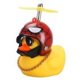 thumbnail image 1 of Disponible Pequeños patos amarillos con cascos pequeños con luz de noche para motos y coches, 1 of 4