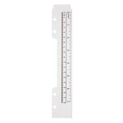 (TM) Custom Note-Taking System Discbound Plastic Ruler, 7in., Clear By TUL From