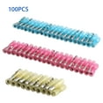 thumbnail image 3 of Heat Shrink Butt Connector, 100PCS Solder Seal Wire Connectors, Waterproof Insulated Electrical Butt Terminals Wire Splice for Automotive Marine Automotive Outdoor, 3 of 8