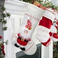 thumbnail image 4 of Calcetines Decorativos Navideños con Diseño de Muñeco de Nieve para Ancianos, Calcetines Blancos para Regalo, Decoración Colgante para Chimenea Del Hogar., 4 of 4