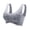 Grey, variant on Women Lace Sheer Bralette Thin Underwear Transparent Bra For Female Ladies Black XXL