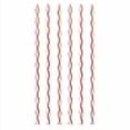 thumbnail image 3 of Sunshine Mason Co. Plastic Reusable Drinking Straws 6 Pieces, Red Stripe, 3 of 4