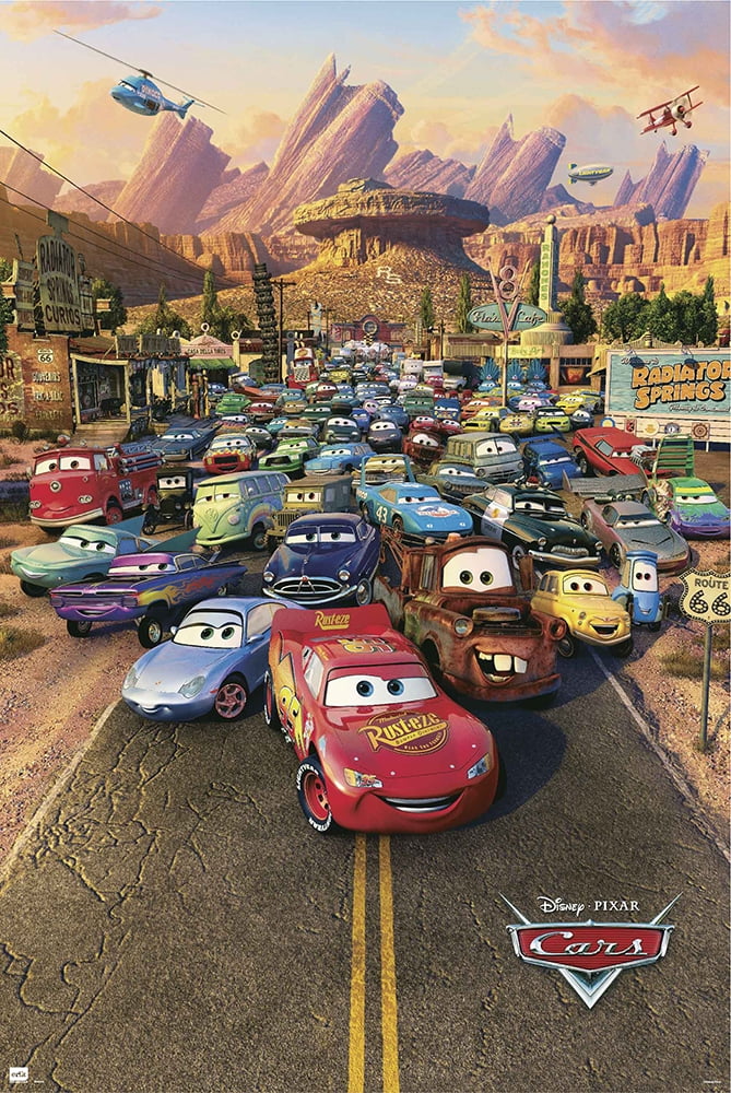 disney cars poster