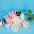 thumbnail image 6 of Uxcell Silicone Planter Mold, Square Flower Pot Mold Terrace Succulent Mold for Desktop Decor, Pink, 6 of 6