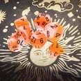 thumbnail image 4 of 7 Uds Dados Digitales de Varios Lados D4 D6 D8 D10 D12 D20 para Juegos de Mesa Juguetes Accesorios Naranja 6 piezas, 4 of 8