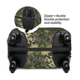 thumbnail image 4 of Bingfone Green Skulls Luggage Cover Washable Suitcase Cover Protector Anti-scratch Suitcase cover Fits 18-32 inch Luggage, 4 of 9