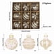 thumbnail image 2 of 9-Pack 8cm Transparent Painted Glitter Christmas Ball Ornaments Decorative Hanging Pieces, 2 of 2