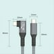 thumbnail image 3 of Cable USB 4 90° 40Gbps Cable de Datos USB4 Tipo C Carga Rápida PD 240W, Transferencia de Video 8K 1.5M, 3 of 5