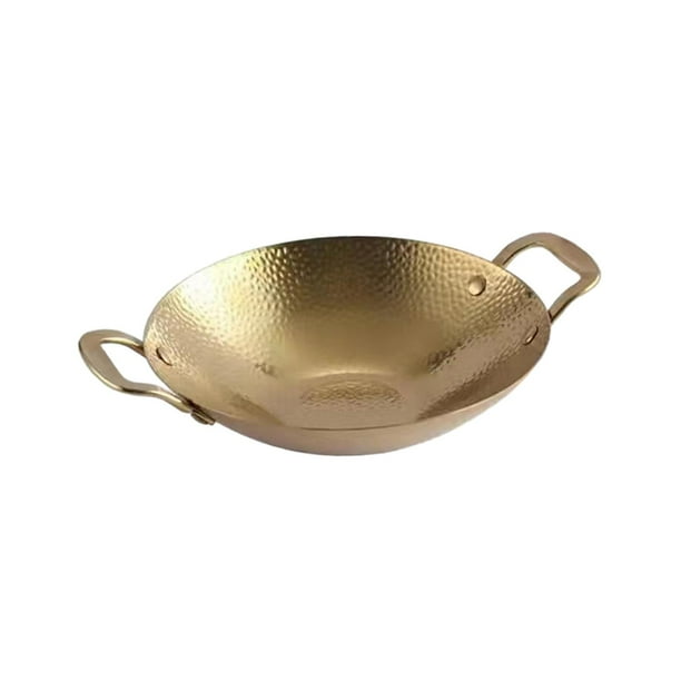 Olla para tropas de mariscos, olla para Fideos instantáneos, utensilios de cocina de calentamiento rápido, olla de Ramen coreana con doble Mango para oro mayimx Ollas De Ramen Coreano