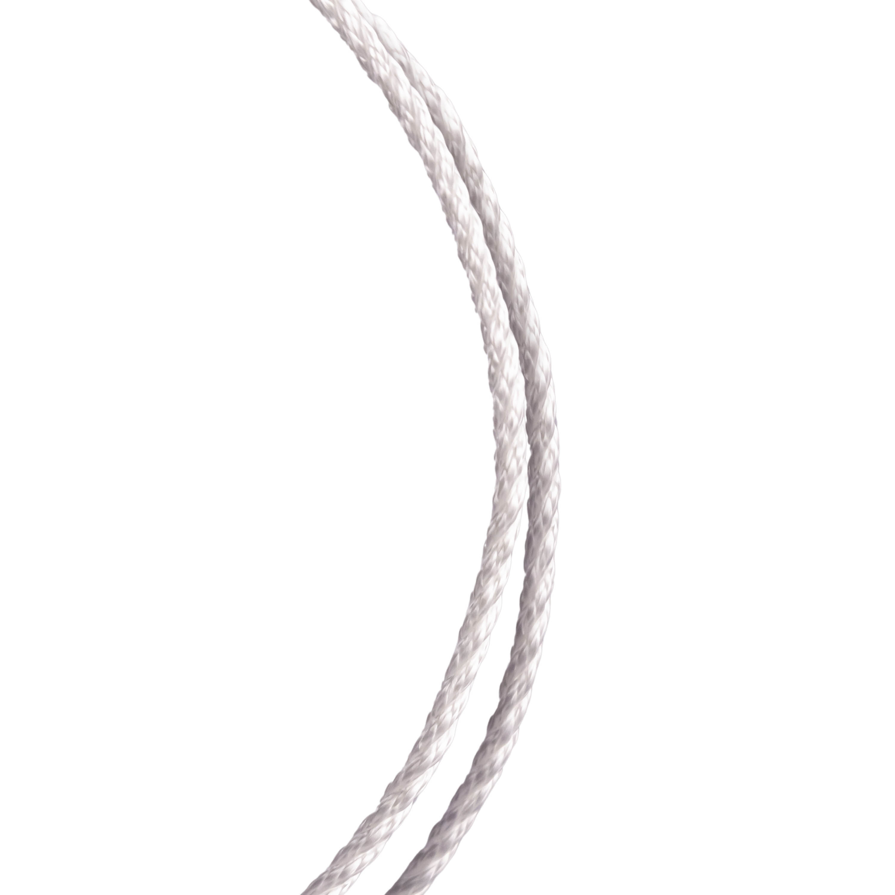 Hyper Tough Item NPP4100-HT, Nylon Blend Twisted Rope, White, 1/4