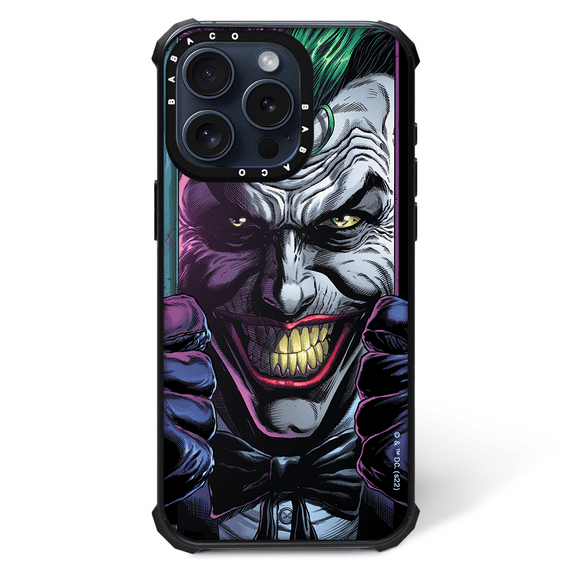 Schockproof Phone Case, Compatible with Magsafe for Apple SAMSUNG S23 Original and Officially Licensed DC Pattern Joker 015, Perfectly Fitted to The Shape of The Mobile Phone, TPU Case