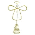 thumbnail image 3 of Hometravel Crystal Angel Tree Topper, Light-Up Christmas Tree Angel Decor, Sparkling Glass Finish Holiday Tree Crown with LED Illumination, 3 of 9