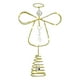 thumbnail image 3 of Adornos navideños, adornos navideños, regalos navideños. Ángel de cristal para la punta del árbol con luces. Ángel con copas de cristal., 3 of 9